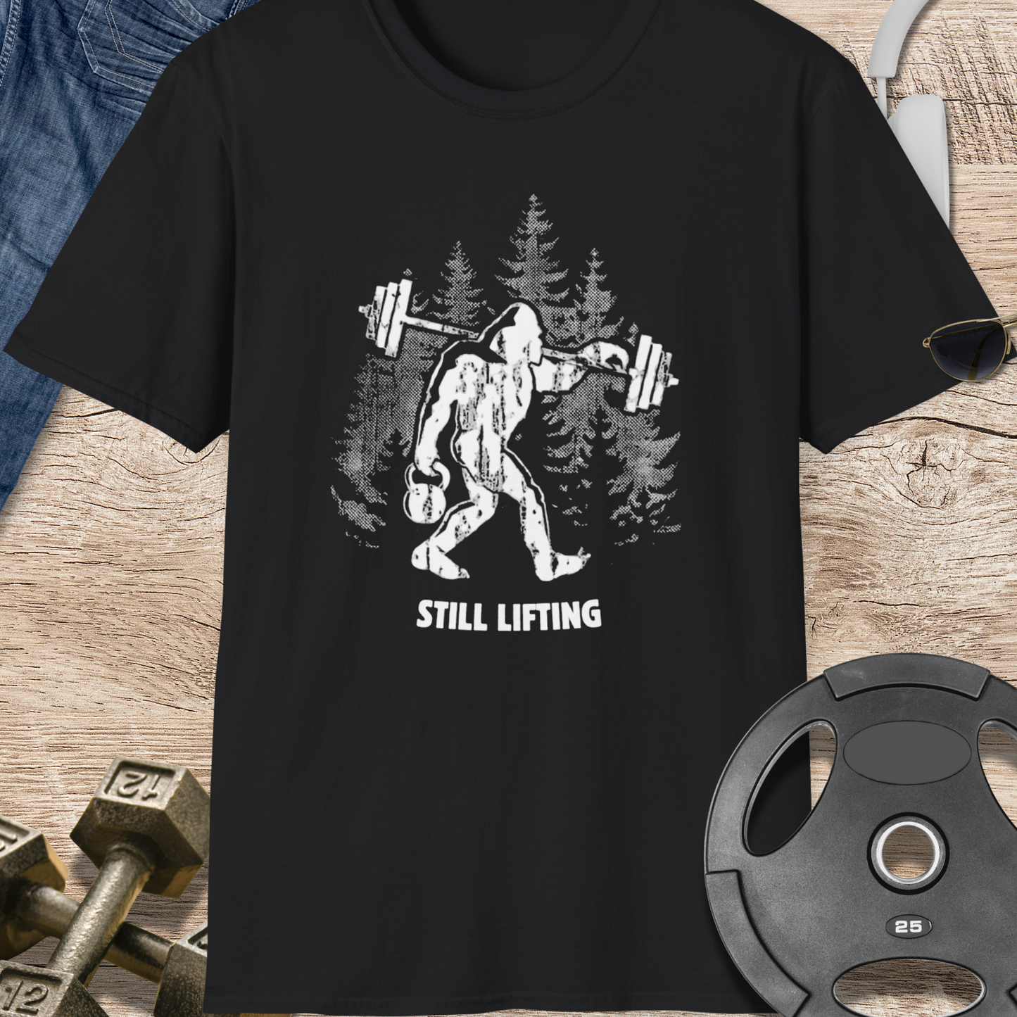 Bigfoot Weightlifting T-Shirt