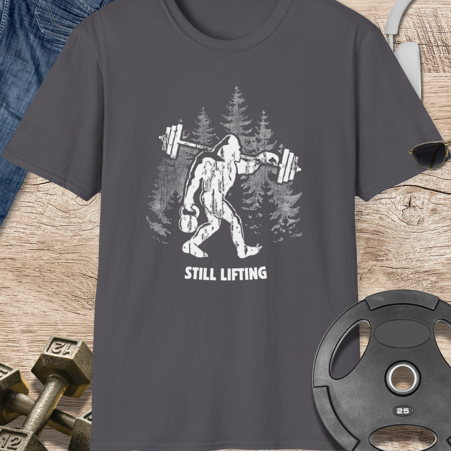 Bigfoot Weightlifting T-Shirt