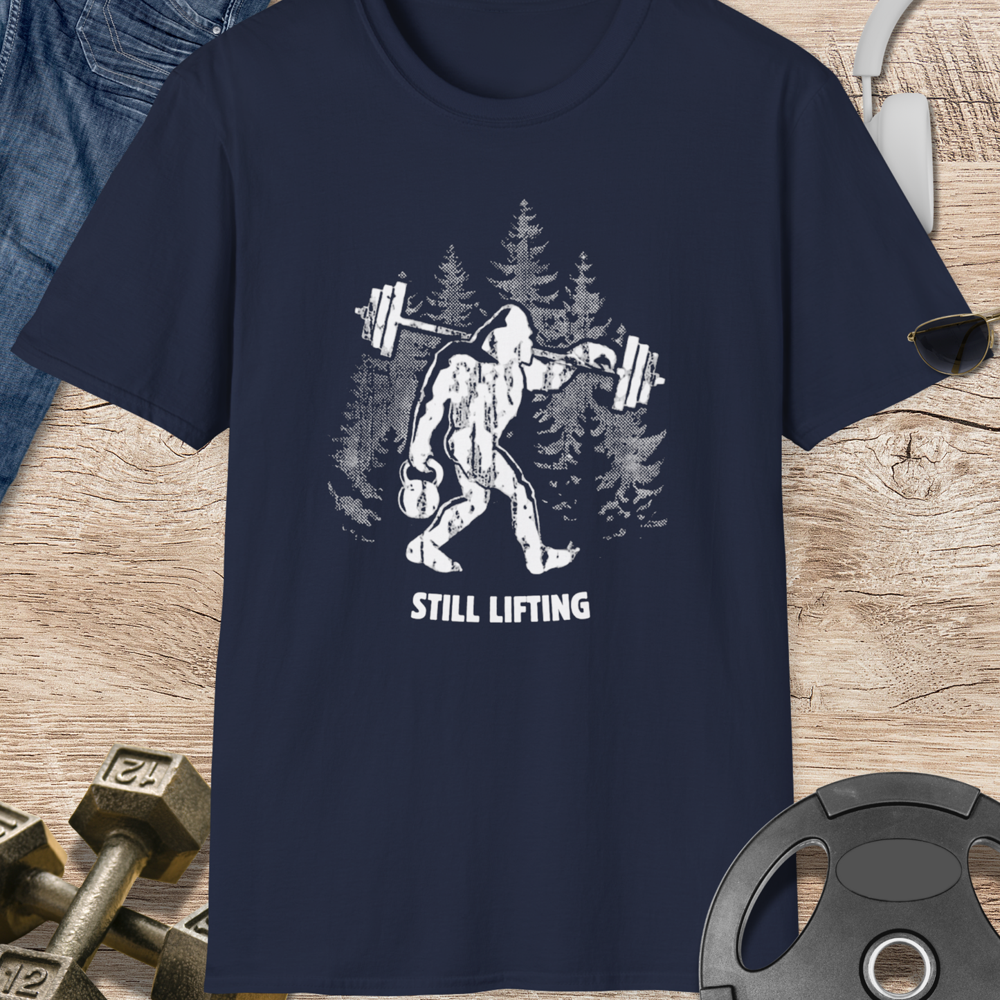 Bigfoot Weightlifting T-Shirt