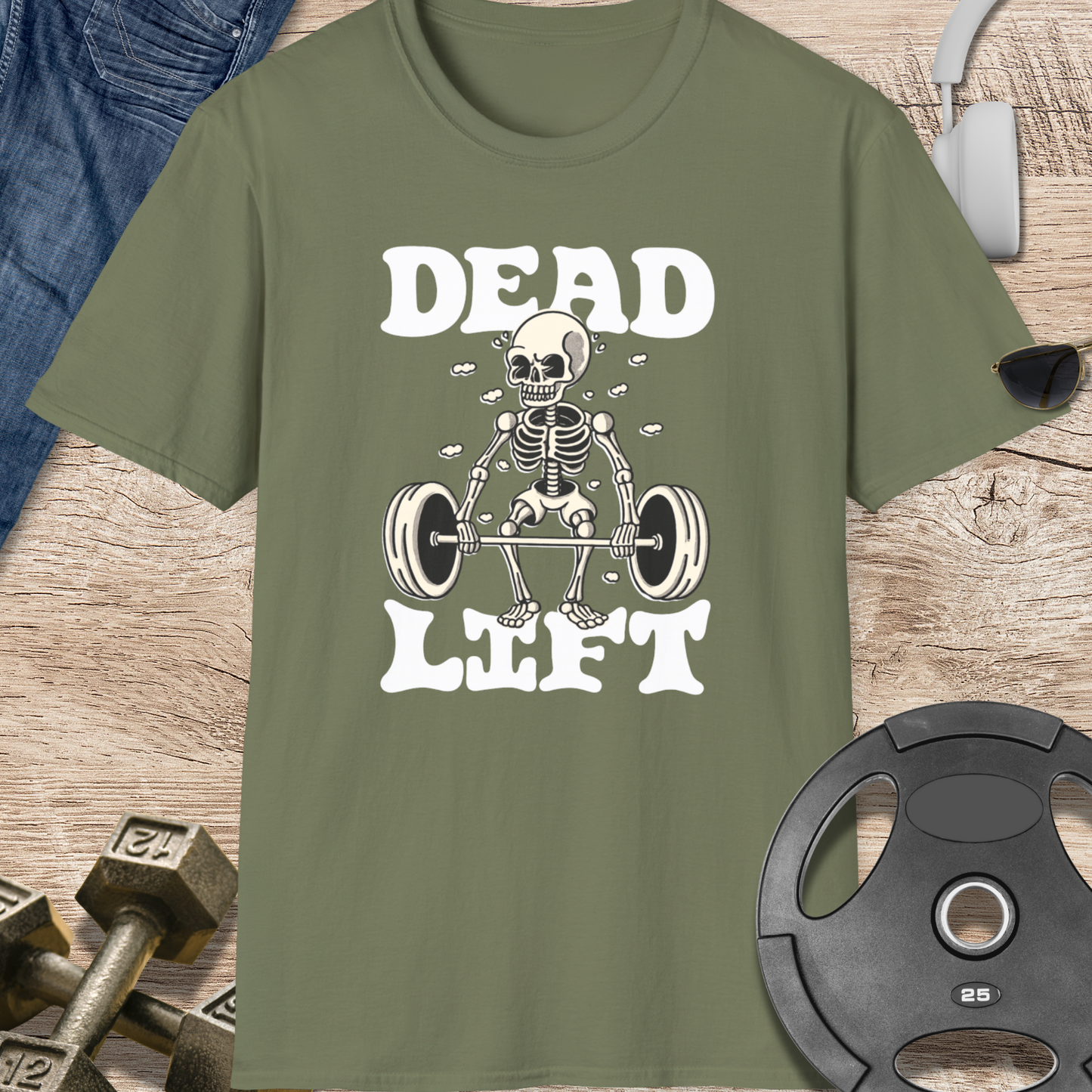 Deadlift Skeleton T-Shirt