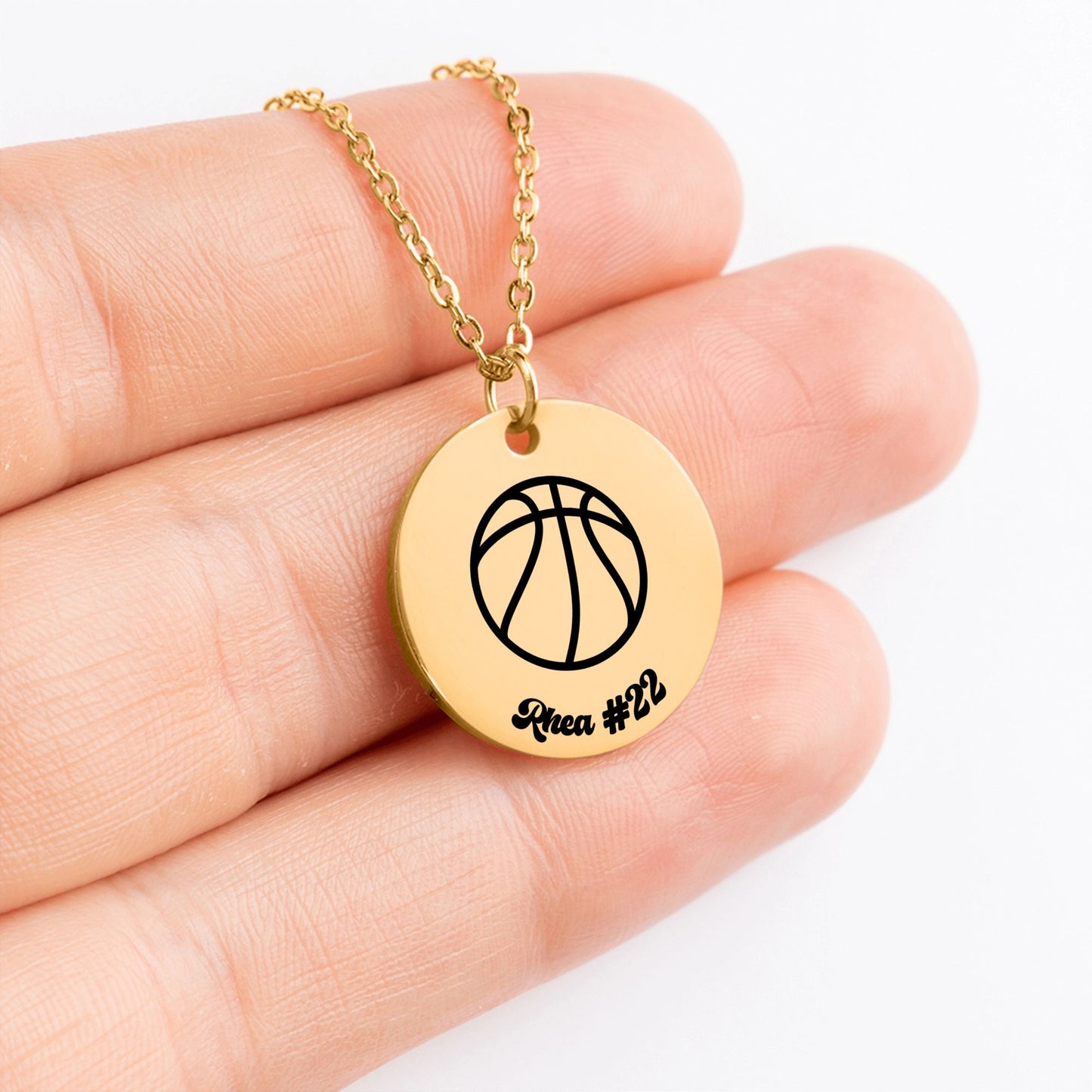 Custom Sport Coin Necklace