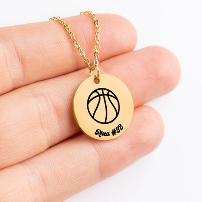 Custom Sport Coin Necklace