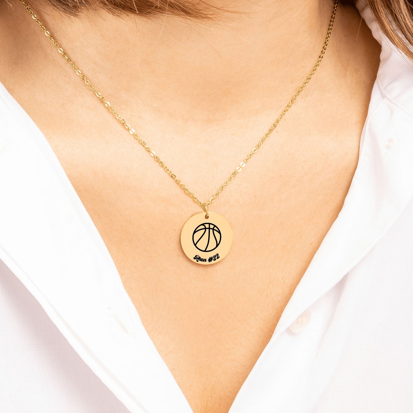 Custom Sport Coin Necklace