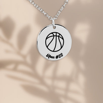 Custom Sport Coin Necklace
