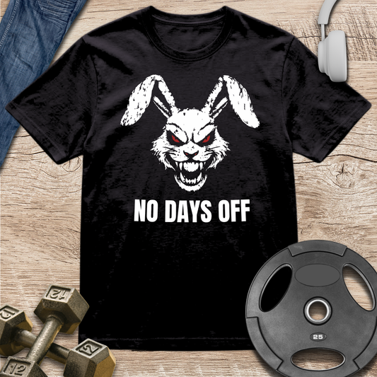 Fierce Rabbit No Days Off T-Shirt