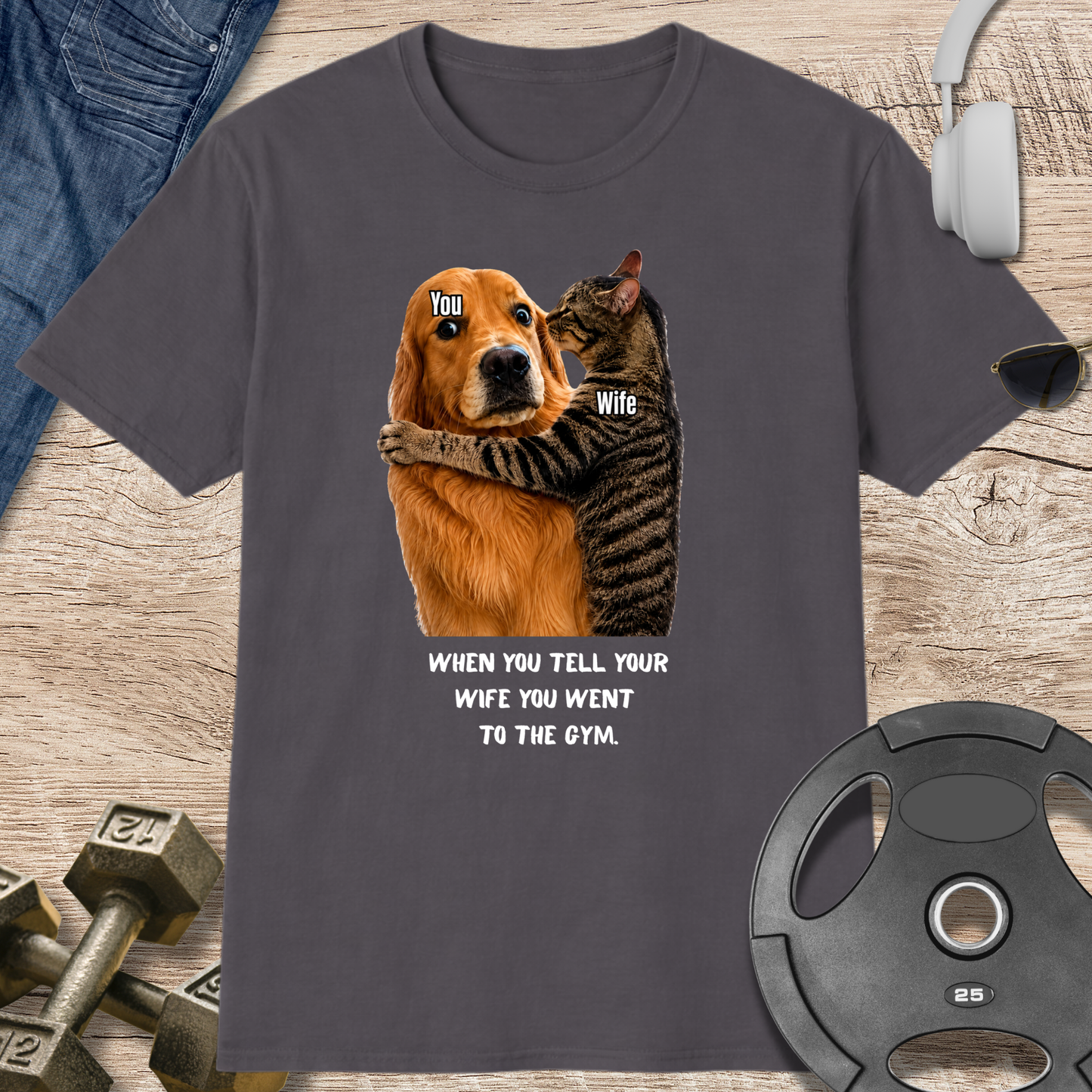 Husband Wife Reality Check T-Shirt