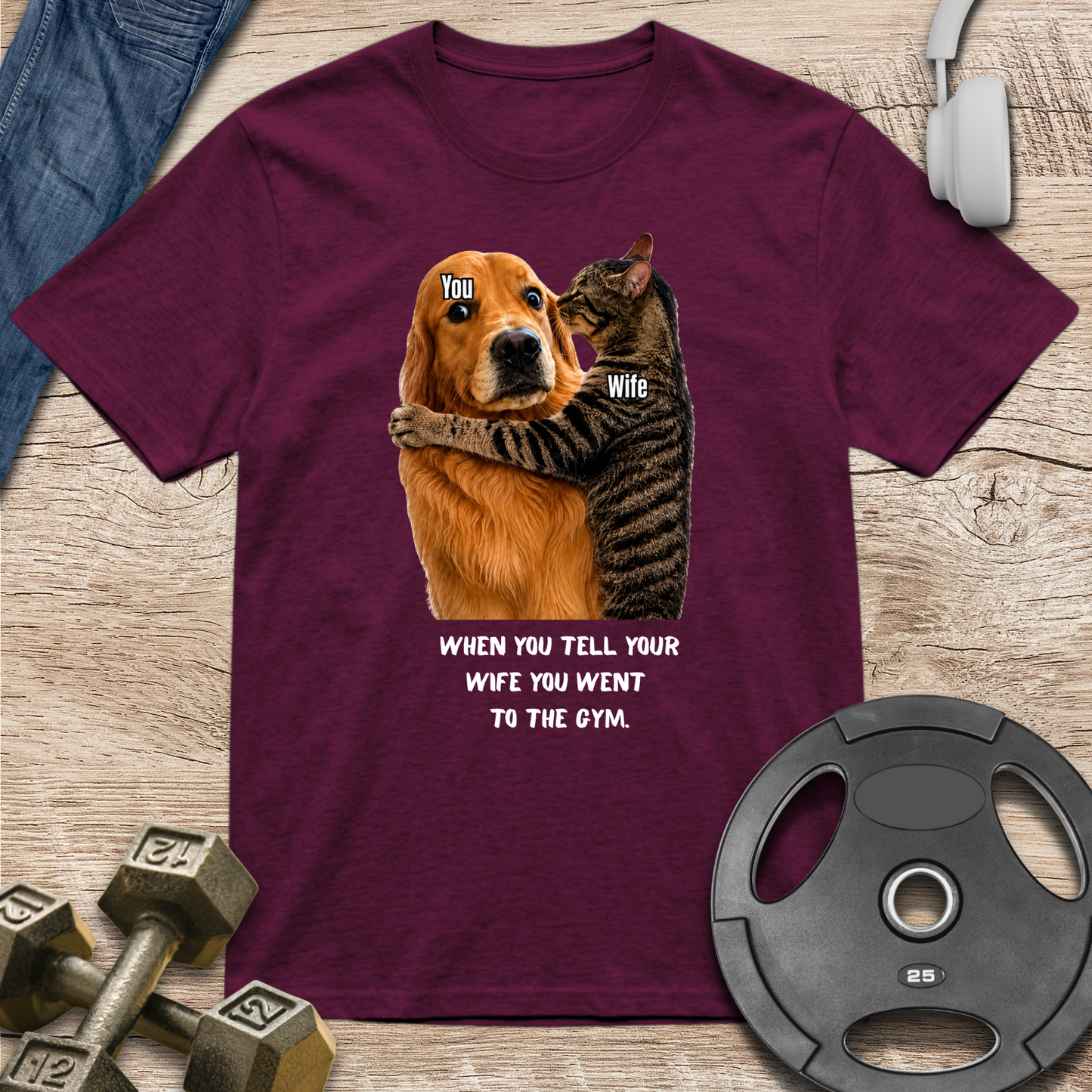 Husband Wife Reality Check T-Shirt