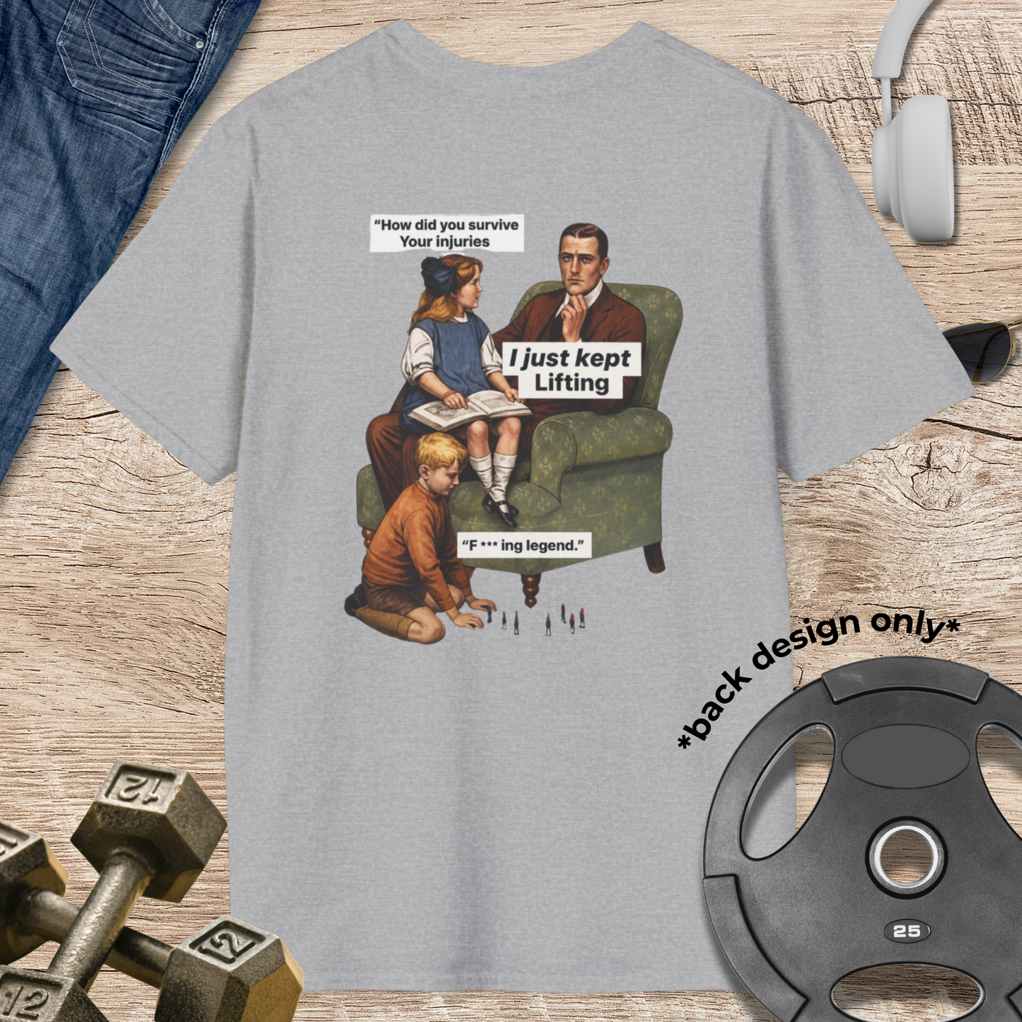 I Just Kept Lifting Vintage Memes T-Shirt