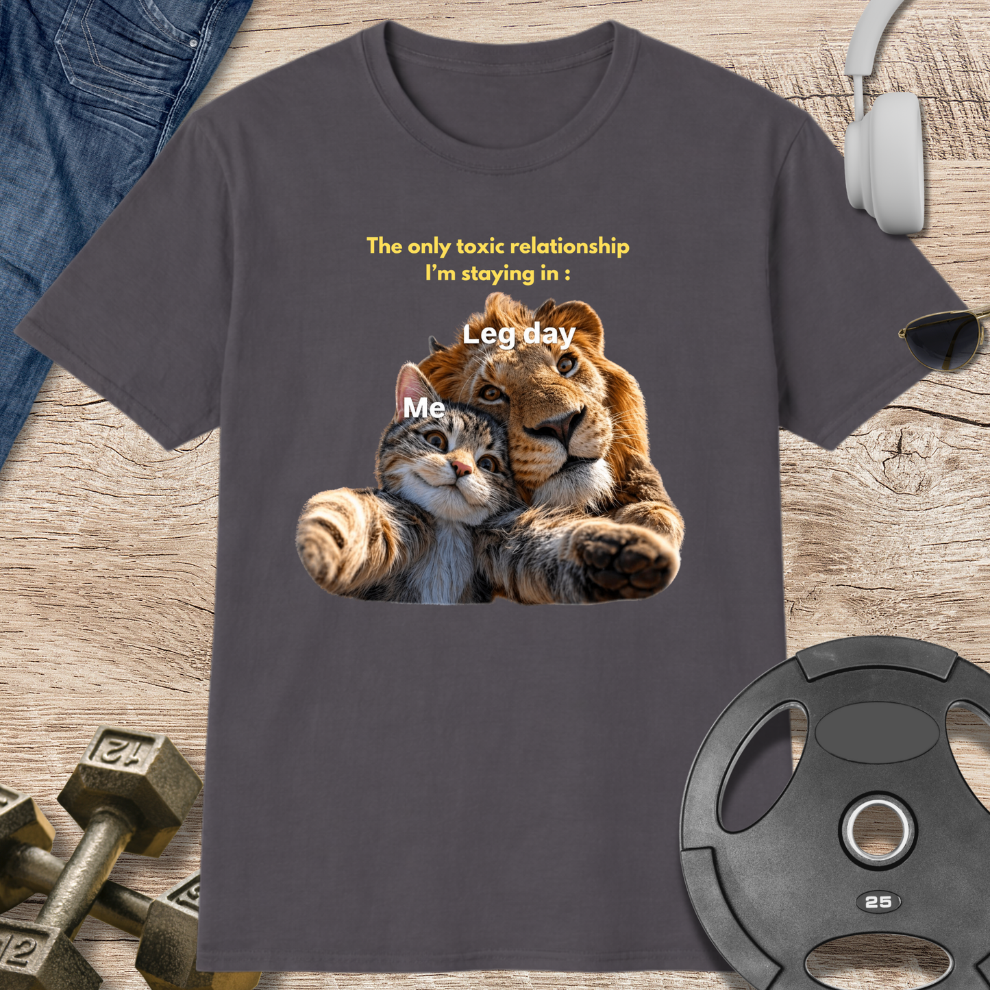 Leg Day vs Me Meme T-Shirt