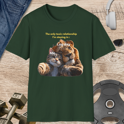 Leg Day vs Me Meme T-Shirt