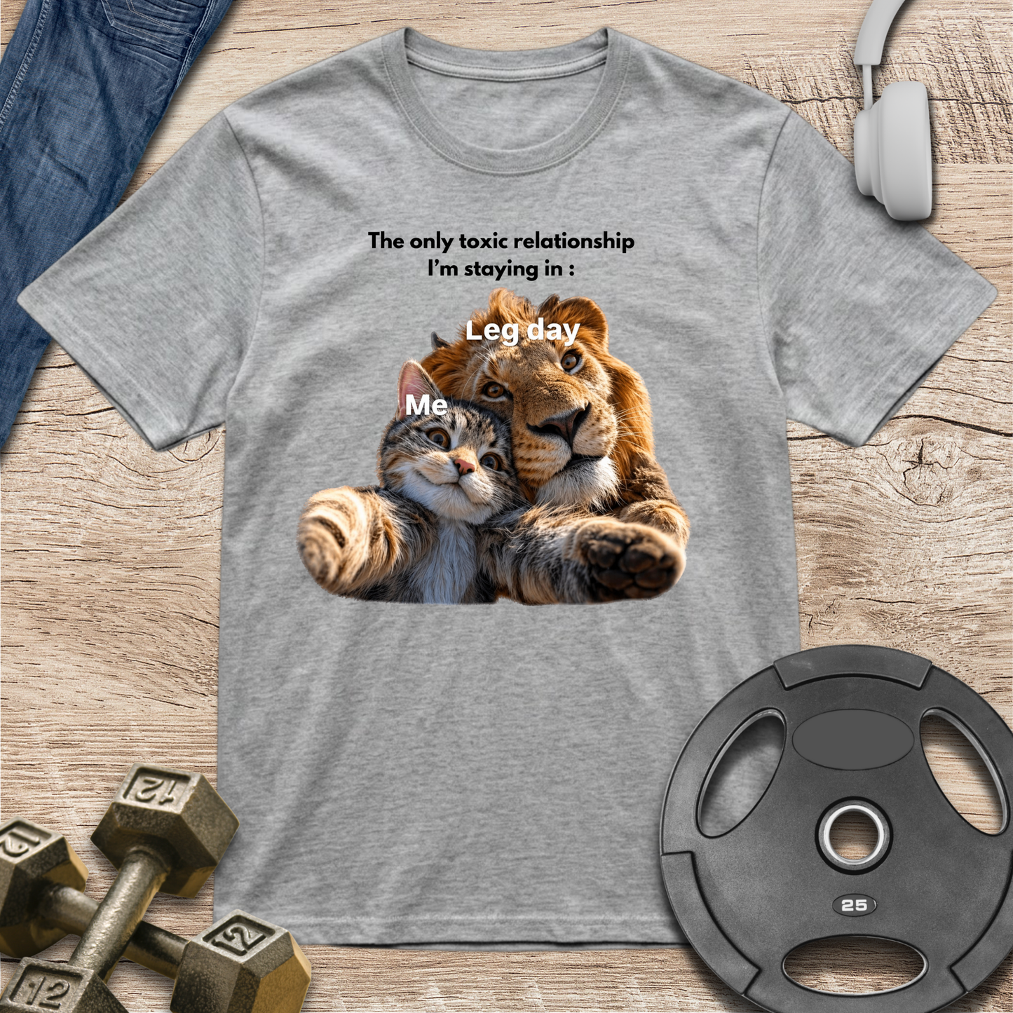 Leg Day vs Me Meme T-Shirt