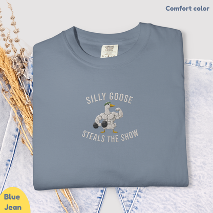 Silly Goose Steals The Show Vintage Wash T-Shirt