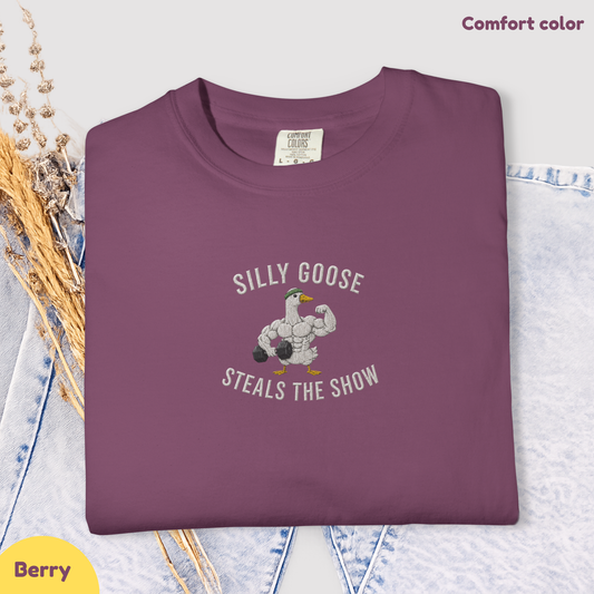 Silly Goose Steals The Show Vintage Wash T-Shirt