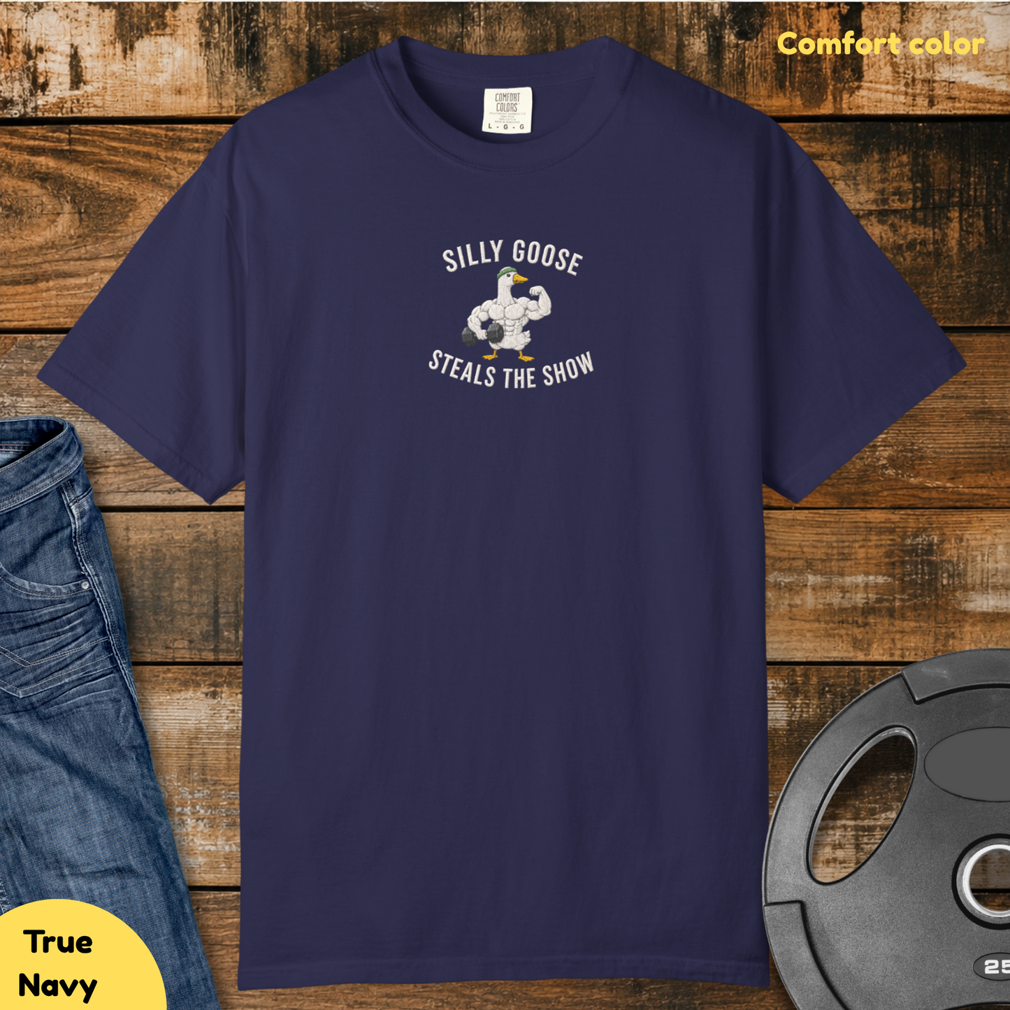 Silly Goose Steals The Show Vintage Wash T-Shirt