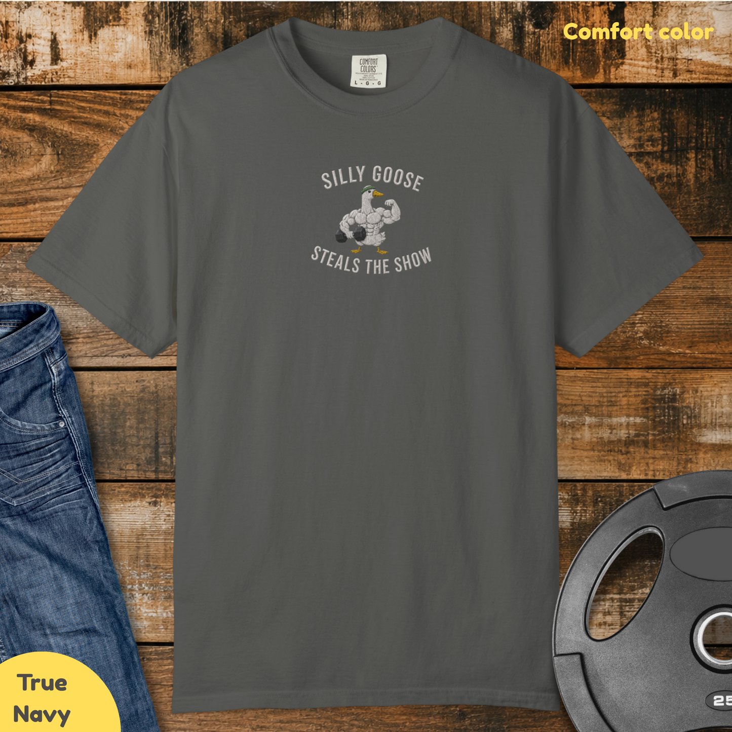 Silly Goose Steals The Show Vintage Wash T-Shirt