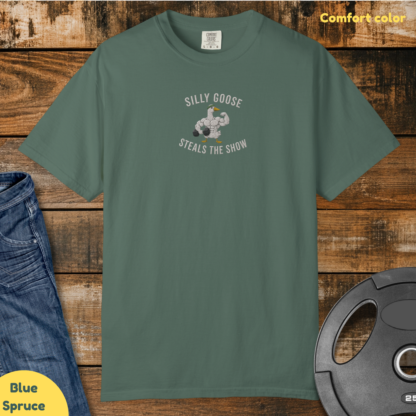 Silly Goose Steals The Show Vintage Wash T-Shirt